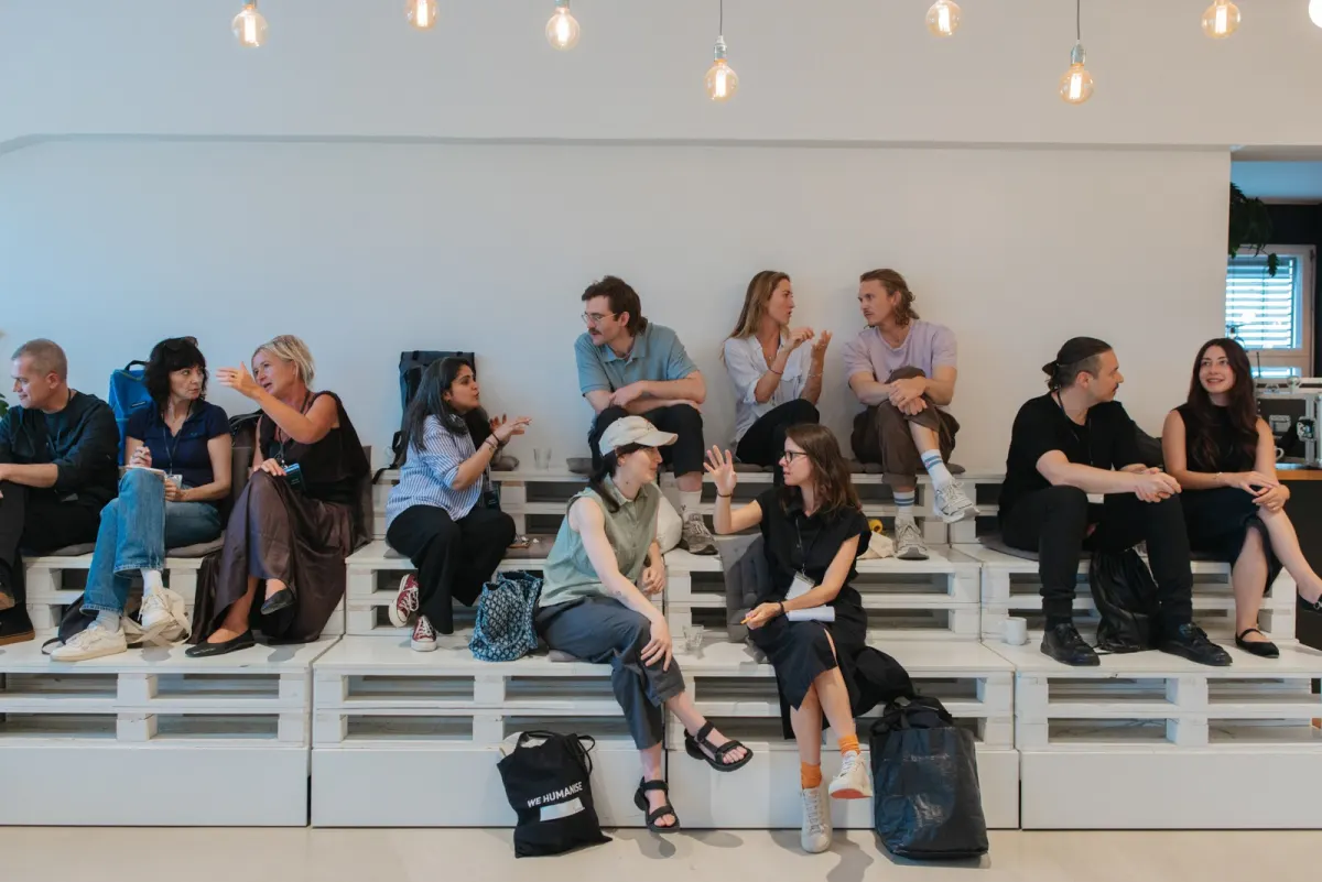 A group of therapists in conversation at the previous conference