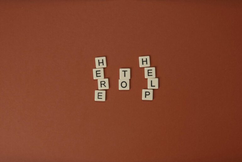 Scrabble Tiles on Flat Surface