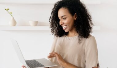 A Woman Using a Laptop for Online Therapy