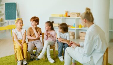 Kids Sitting on Chairs in a Classroom