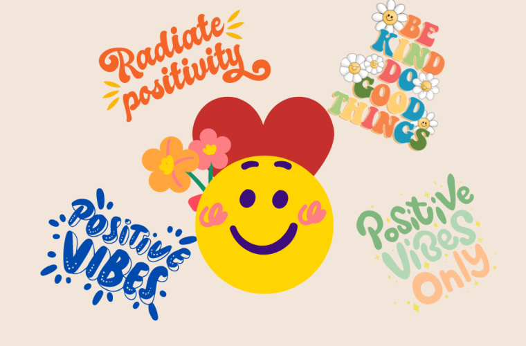 graphic with emoji and text: positive psychotherapy