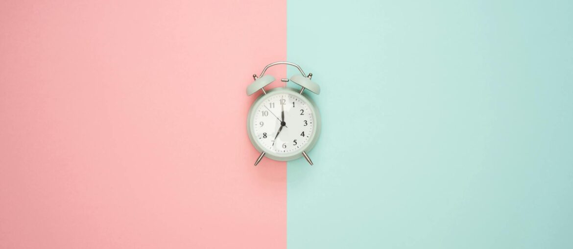 Gray Double-bell Clock