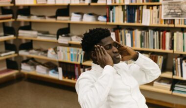 A Man Thinking with His Hands on Head