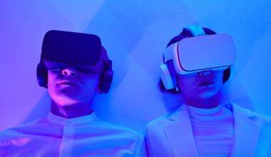 Close-Up Shot of Two People Playing VR Box